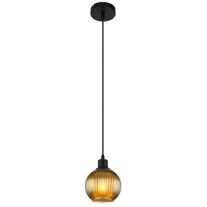 Globo - Luster na lanku 1xE27/25W/230V pr. 15 cm zelená