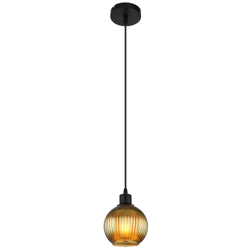 Globo - Luster na lanku 1xE27/25W/230V pr. 15 cm zelená