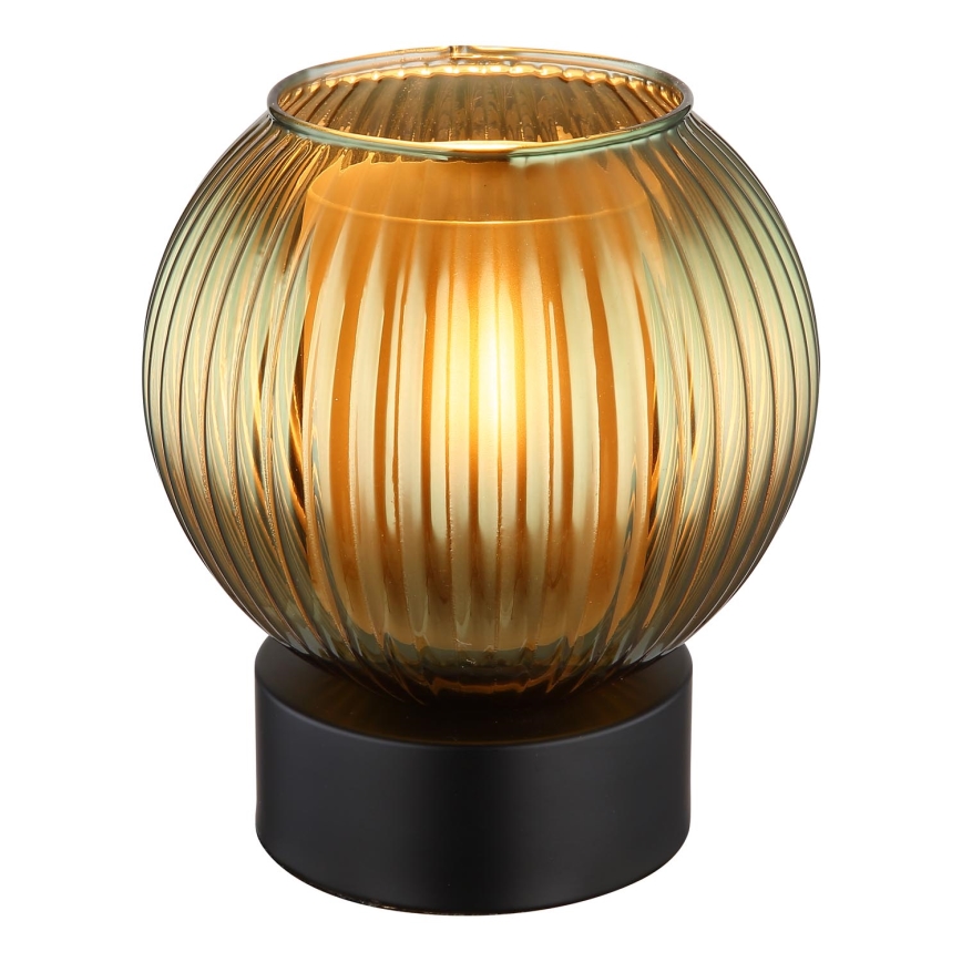 Globo - Stolná lampa 1xE27/25W/230V pr. 15 cm zelená
