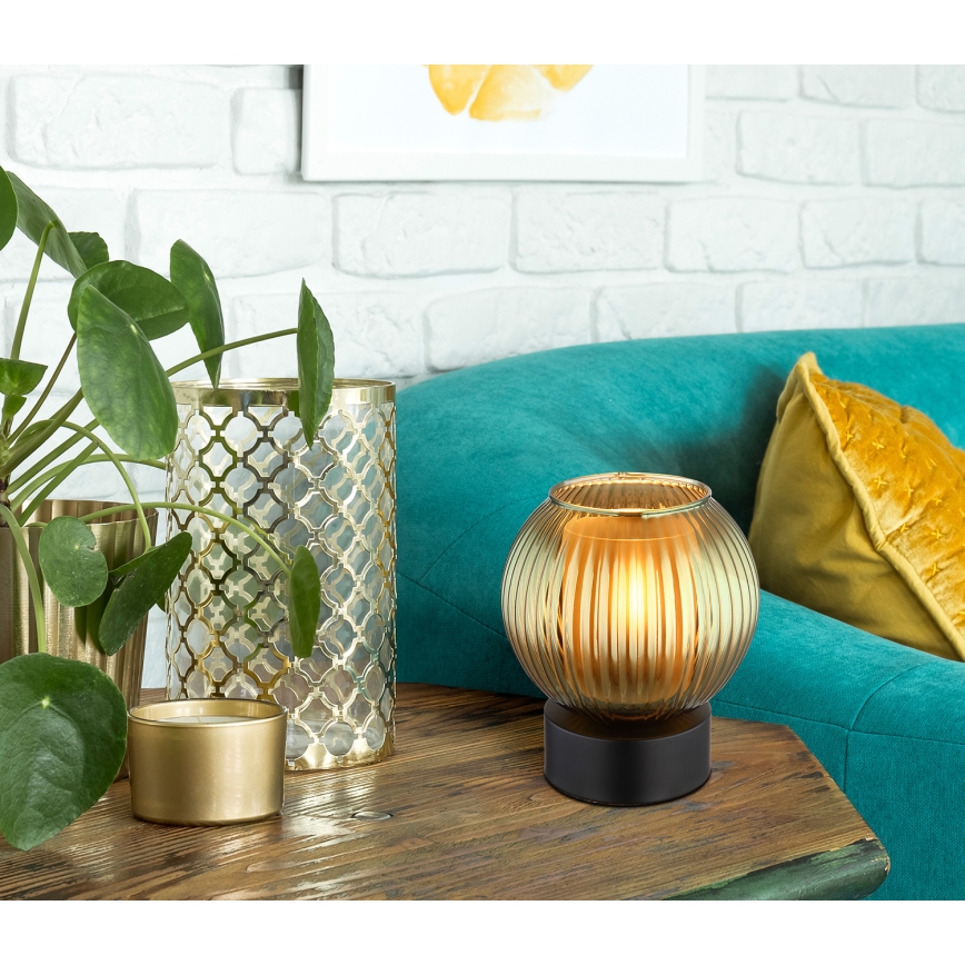 Globo - Stolná lampa 1xE27/25W/230V pr. 15 cm zelená