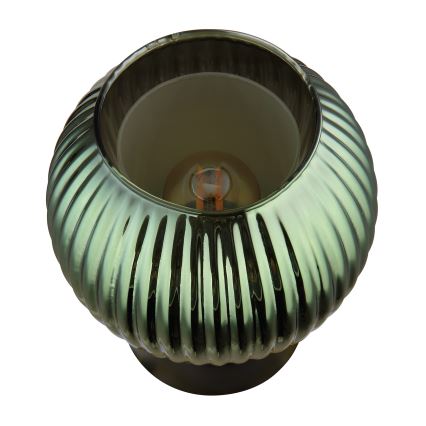 Globo - Stolná lampa 1xE27/25W/230V pr. 15 cm zelená