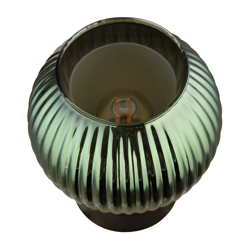 Globo - Stolná lampa 1xE27/25W/230V pr. 15 cm zelená
