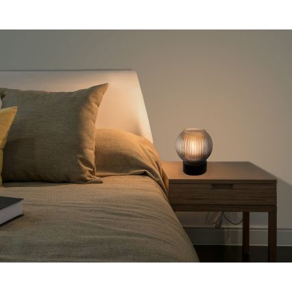 Globo - Stolná lampa 1xE27/25W/230V pr. 15 cm modrá