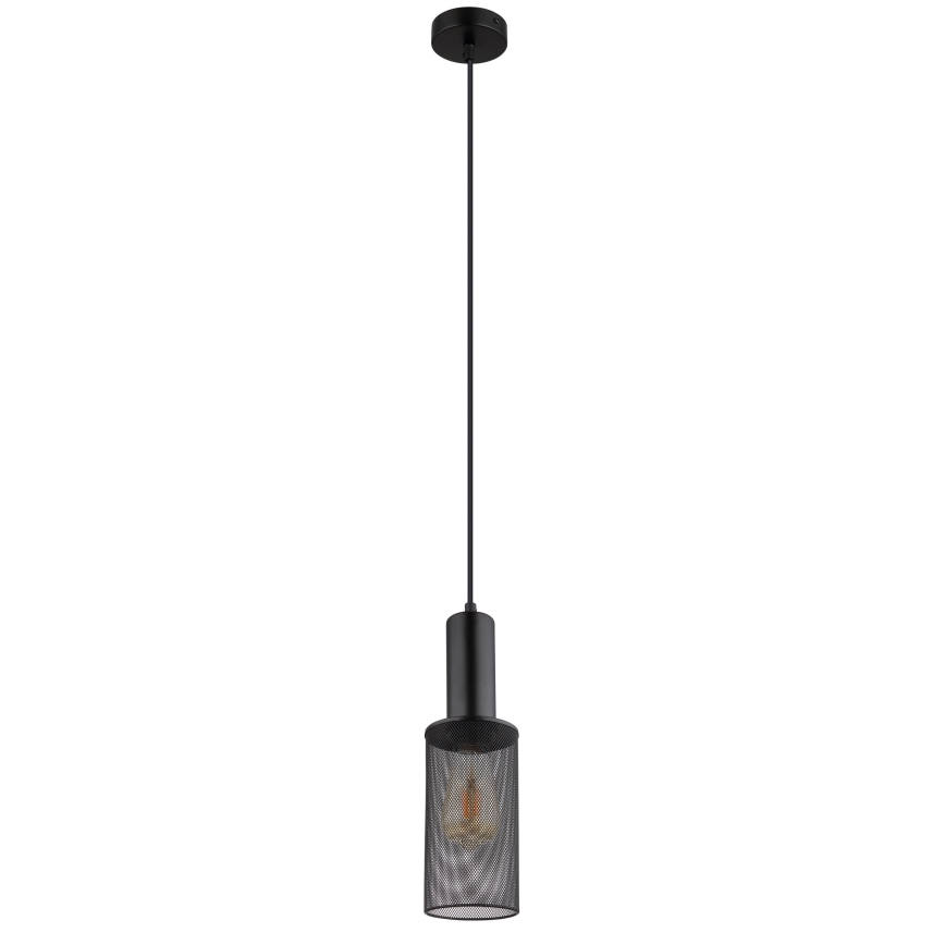 Globo - Luster na lanku 1xE27/60W/230V čierna