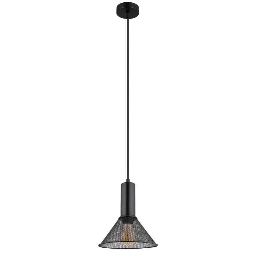 Globo - Luster na lanku 1xE27/60W/230V čierna