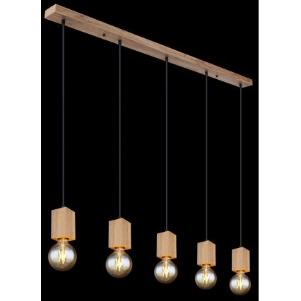 Globo 15655-5H - Luster na lanku ERNA 5xE27/60W/230V