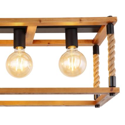 Globo 15691-4D - Stropné svietidlo VERNON 4xE27/60W/230V