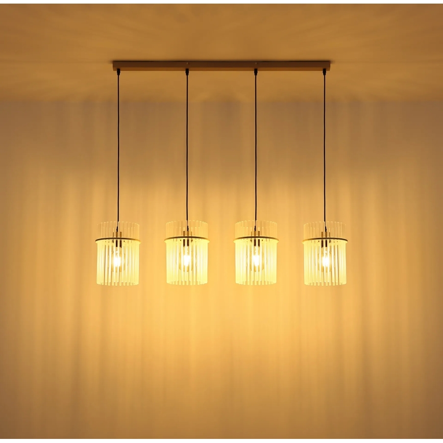 Globo - Závesný luster na lanku 4xE27/60W/230V