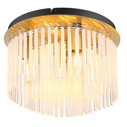Globo - Stropné svietidlo 5xE27/60W/230V pr. 32 cm zlatá