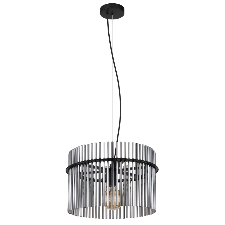 Globo - Luster na lanku 1xE27/60W/230V pr. 40 cm čierna