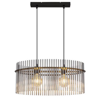 Globo - Luster na lanku 2xE27/60W/230V čierna