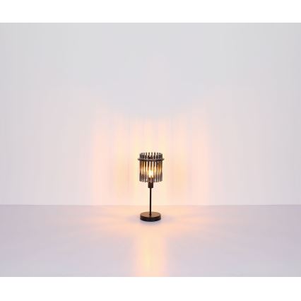 Globo - Stolná lampa 1xE14/40W/230V pr. 15 cm čierna