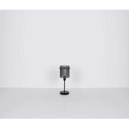 Globo - Stolná lampa 1xE14/40W/230V pr. 15 cm čierna