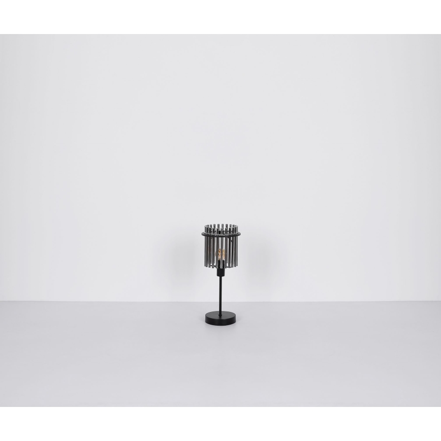 Globo - Stolná lampa 1xE14/40W/230V pr. 15 cm čierna