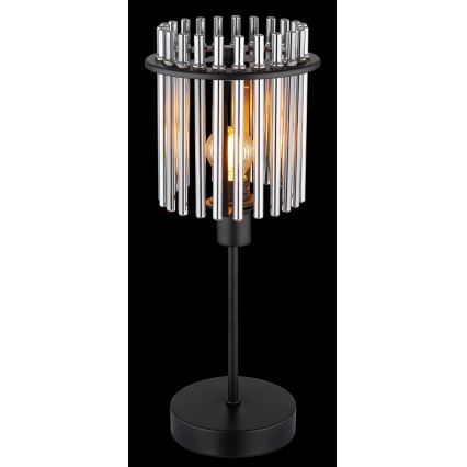 Globo - Stolná lampa 1xE14/40W/230V pr. 15 cm čierna