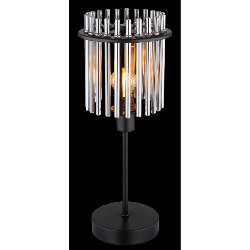 Globo - Stolná lampa 1xE14/40W/230V pr. 15 cm čierna