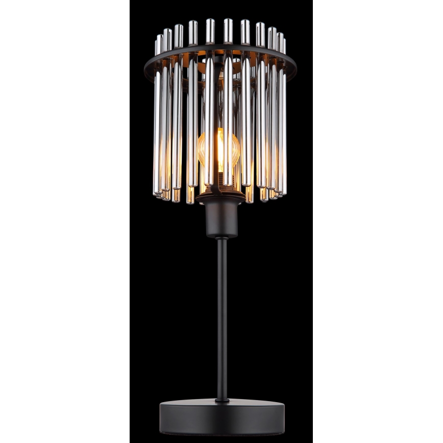 Globo - Stolná lampa 1xE14/40W/230V pr. 15 cm čierna