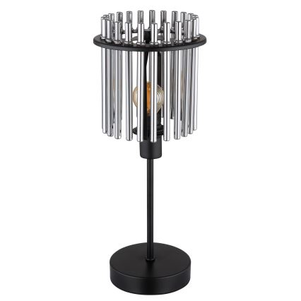 Globo - Stolná lampa 1xE14/40W/230V pr. 15 cm čierna