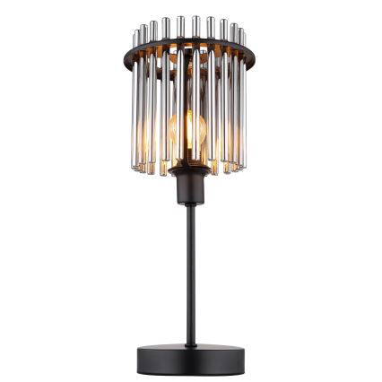Globo - Stolná lampa 1xE14/40W/230V pr. 15 cm čierna