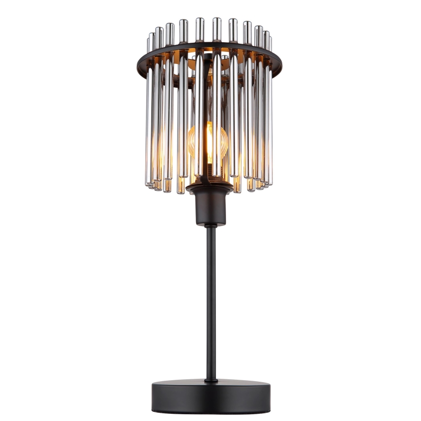 Globo - Stolná lampa 1xE14/40W/230V pr. 15 cm čierna