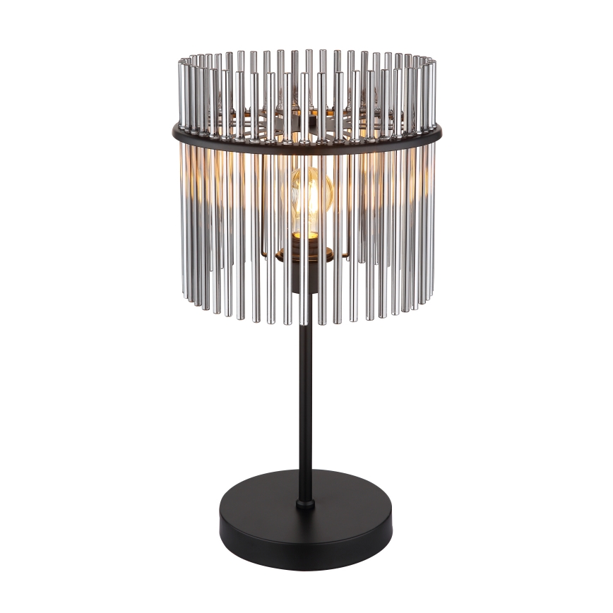 Globo - Stolná lampa 1xE27/60W/230V pr. 30 cm čierna