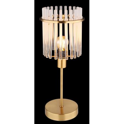 Globo - Stolná lampa 1xE14/40W/230V pr. 15 cm zlatá