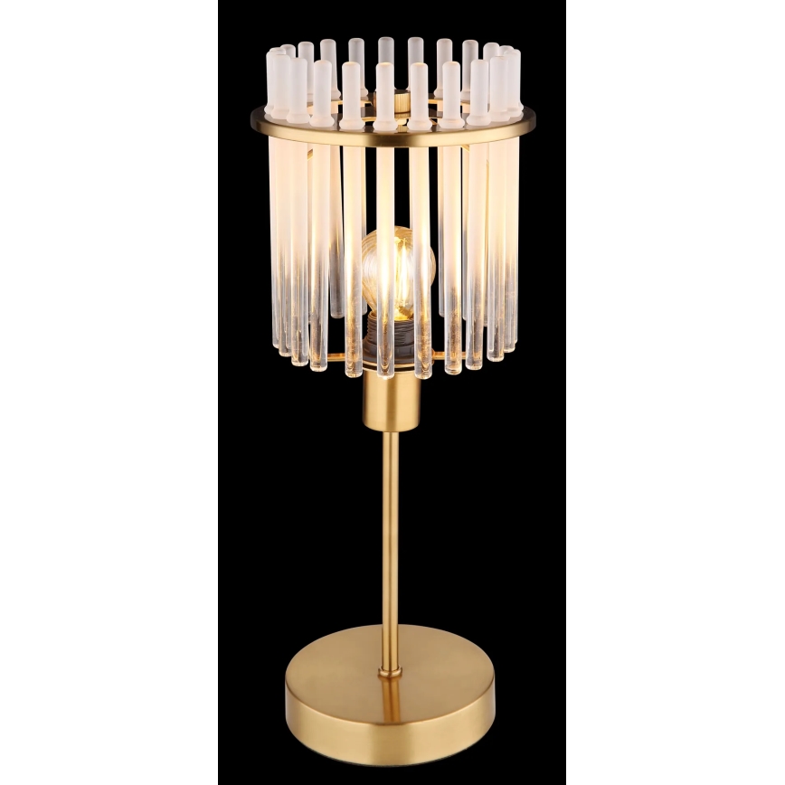 Globo - Stolná lampa 1xE14/40W/230V pr. 15 cm zlatá