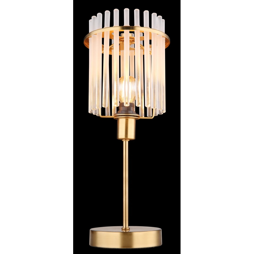 Globo - Stolná lampa 1xE14/40W/230V pr. 15 cm zlatá