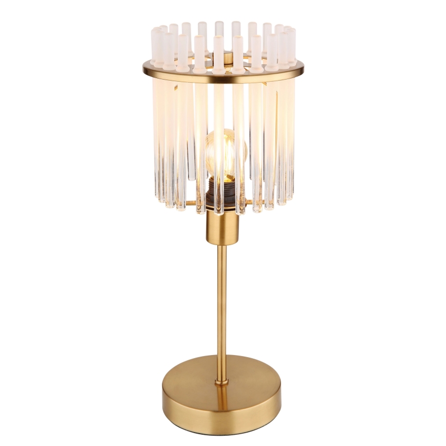 Globo - Stolná lampa 1xE14/40W/230V pr. 15 cm zlatá