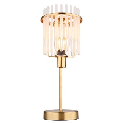 Globo - Stolná lampa 1xE14/40W/230V pr. 15 cm zlatá