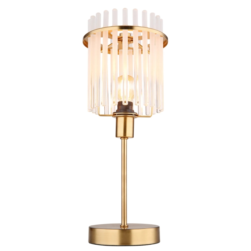 Globo - Stolná lampa 1xE14/40W/230V pr. 15 cm zlatá