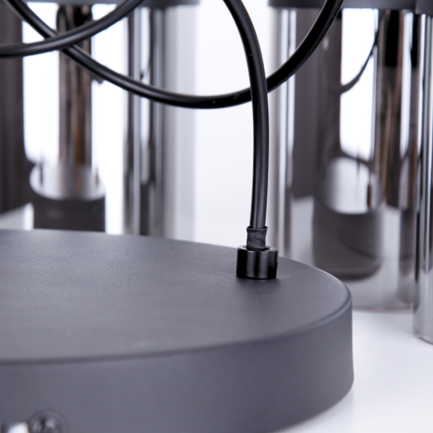 Globo - Luster na lanku 3xE27/15W/230V pr. 27 cm dub