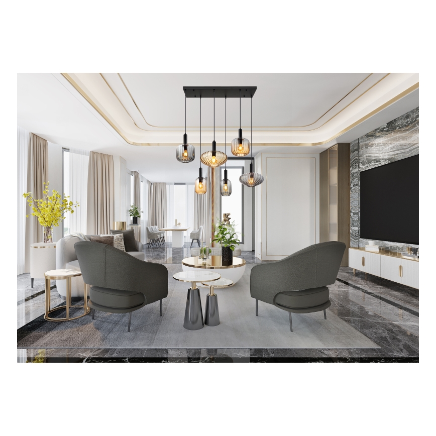 Globo - Luster na lanku 6xE27/60W/230V