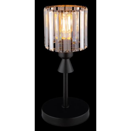 Globo - Stolná lampa 1xE27/60W/230V pr. 15 cm čierna