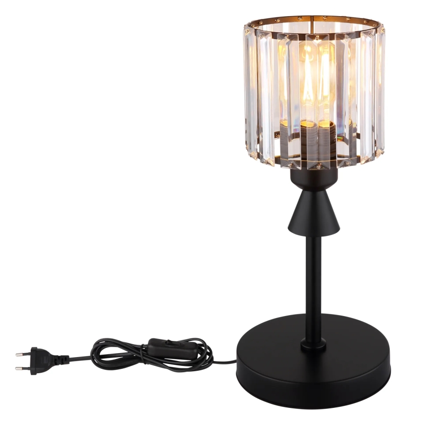 Globo - Stolná lampa 1xE27/60W/230V pr. 15 cm čierna