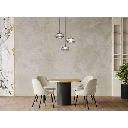 Globo - LED Luster na lanku 3xLED/6W/230V
