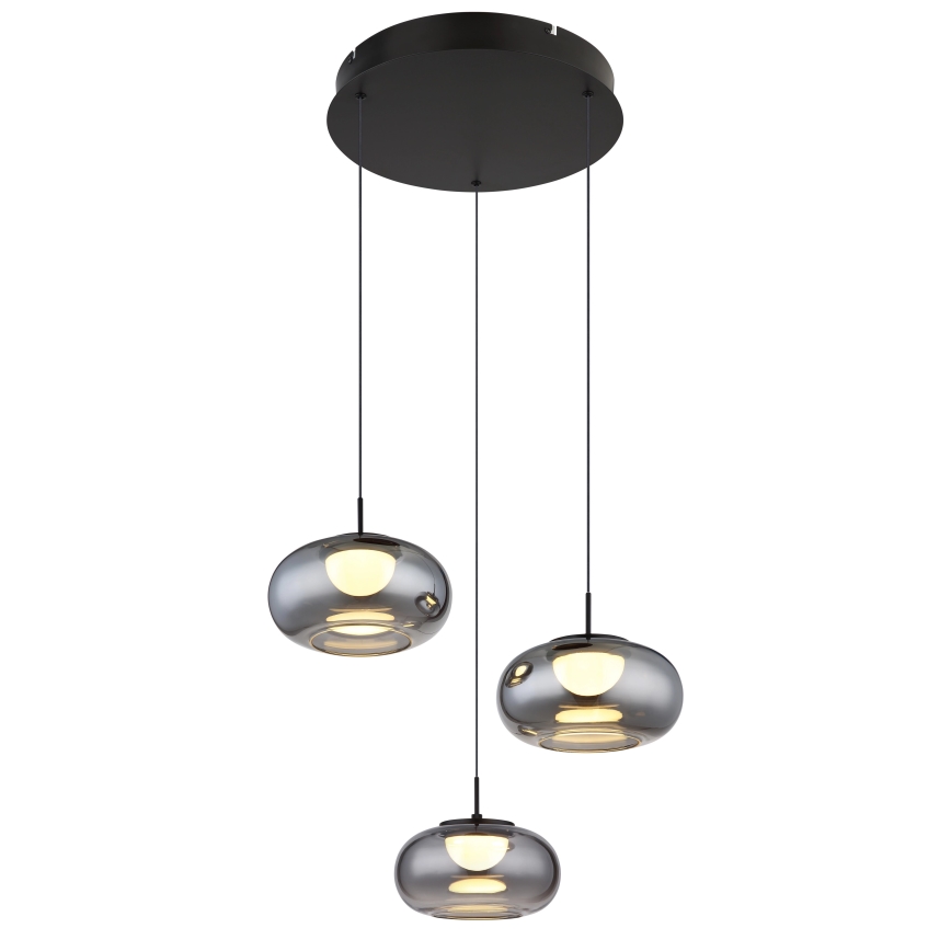 Globo - LED Luster na lanku 3xLED/6W/230V