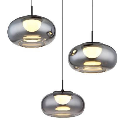 Globo - LED Luster na lanku 3xLED/6W/230V