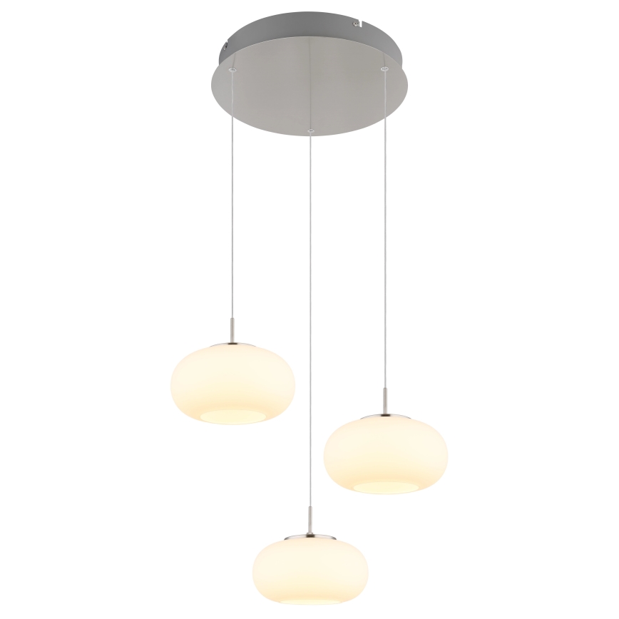 Globo - LED Luster na lanku 3xLED/6W/230V