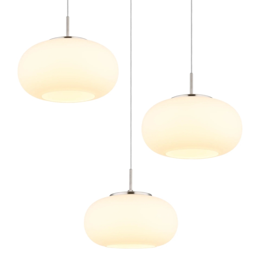 Globo - LED Luster na lanku 3xLED/6W/230V