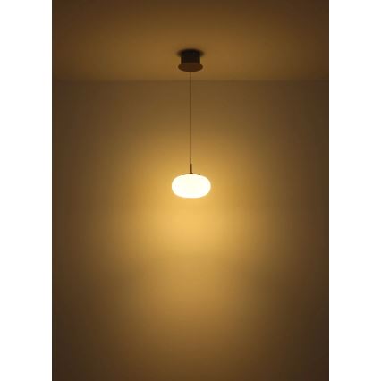 Globo - LED Luster na lanku LED/6W/230V biela