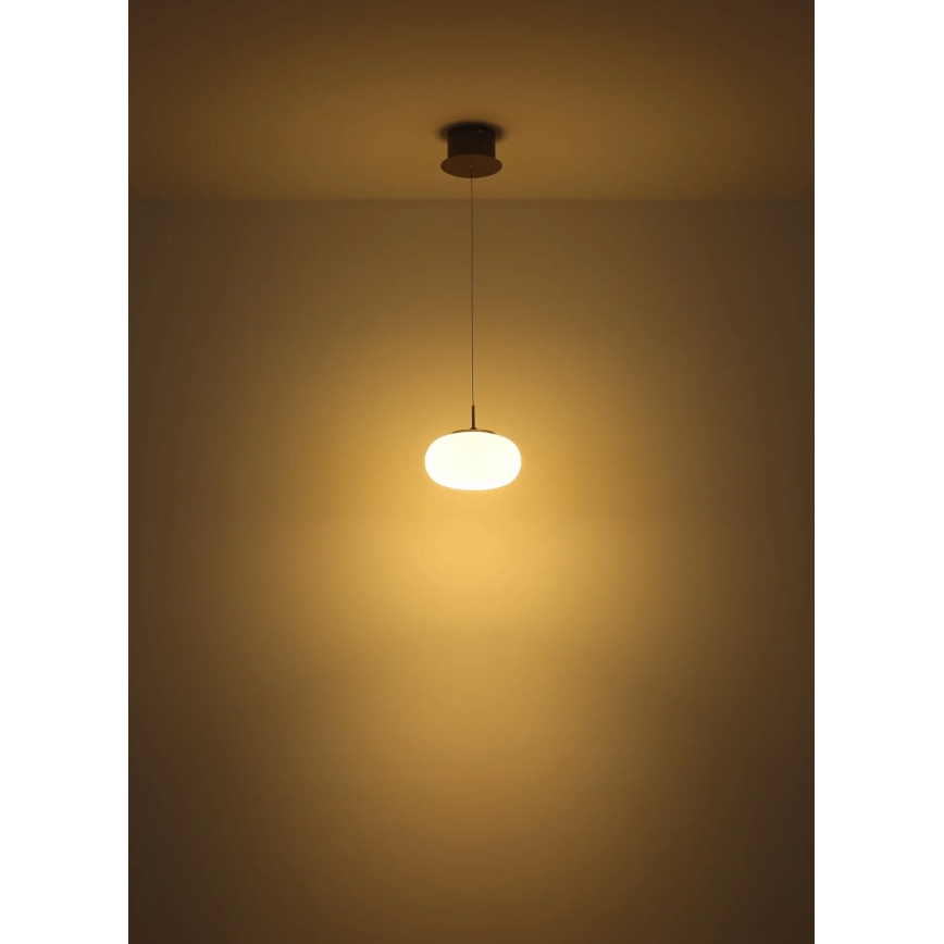Globo - LED Luster na lanku LED/6W/230V biela