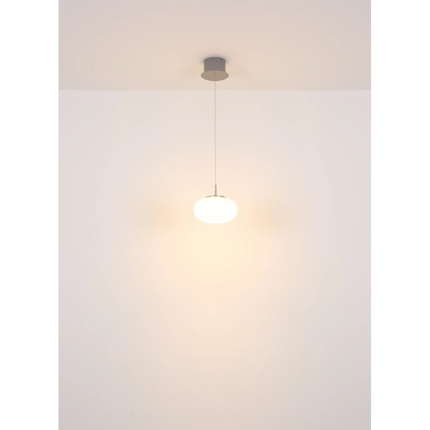 Globo - LED Luster na lanku LED/6W/230V biela