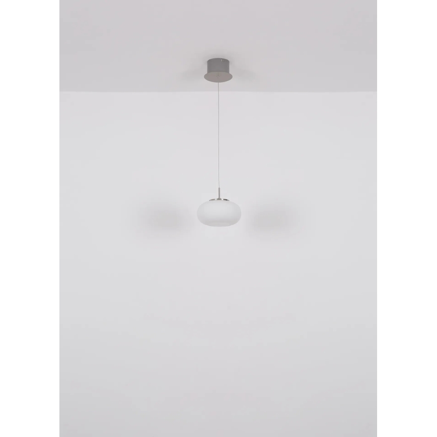 Globo - LED Luster na lanku LED/6W/230V biela