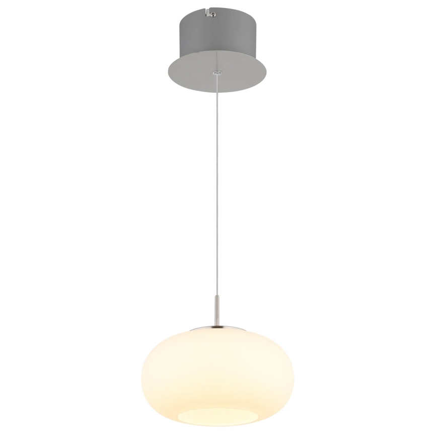 Globo - LED Luster na lanku LED/6W/230V biela