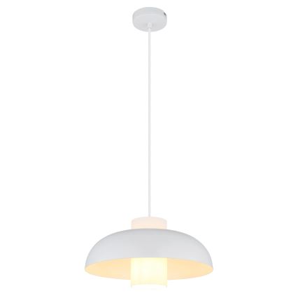 Globo - Luster na lanku 1xE27/60W/230V biela