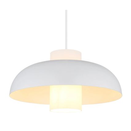 Globo - Luster na lanku 1xE27/60W/230V biela