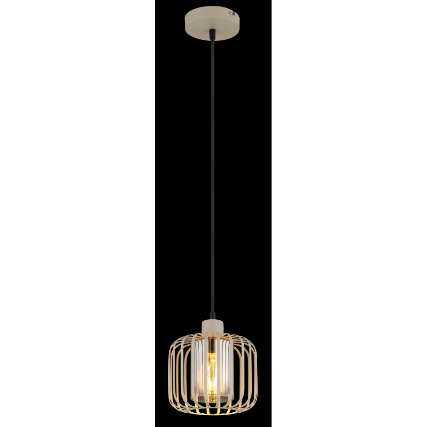 Globo - Závesné svietidlo na lanku 1xE27/40W/230V priemer 18 cm