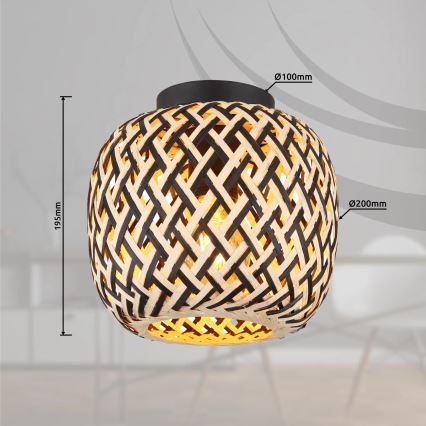 Globo 15766D - Stropné svietidlo COLLY 1xE27/15W/230V
