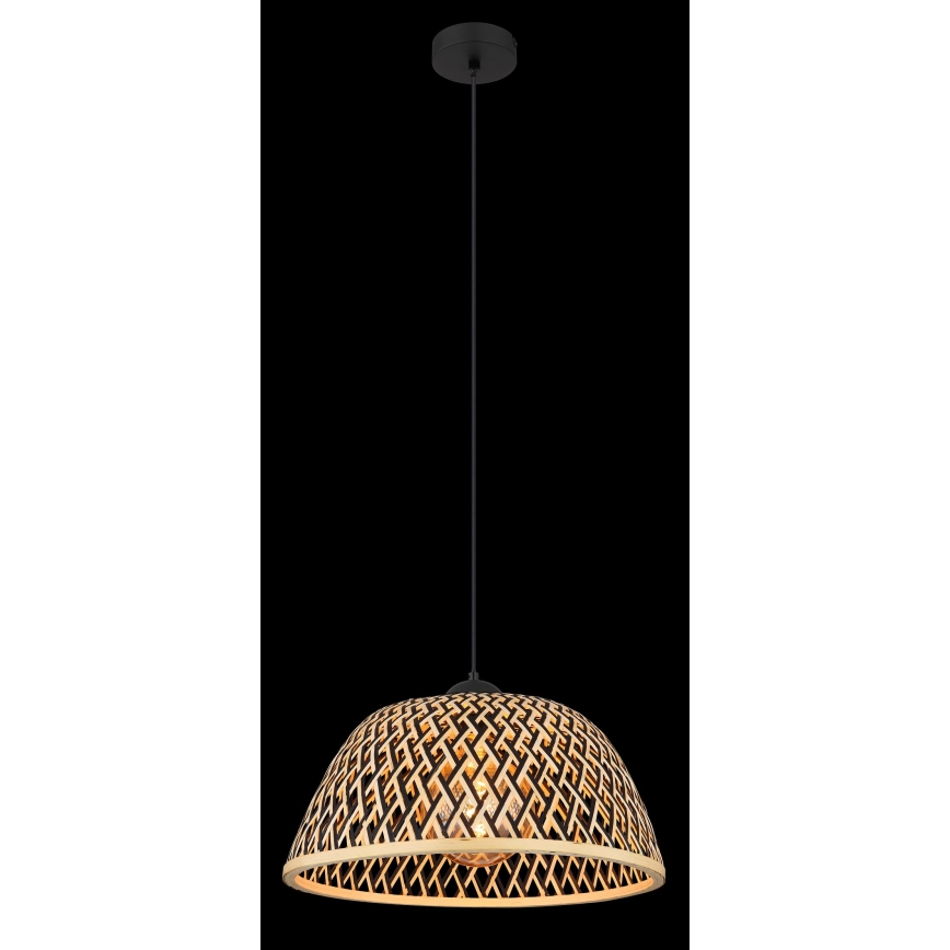 Globo - Luster na lanku 1xE27/15W/230V bambus